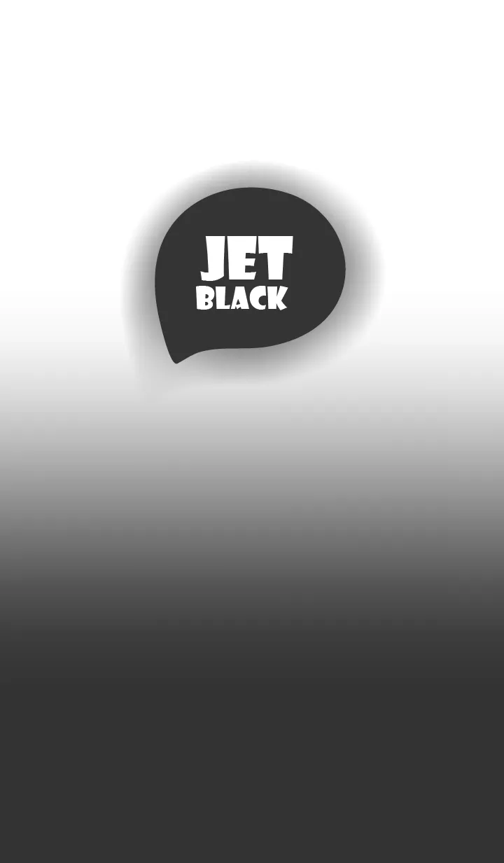 [LINE着せ替え] Jet Black & White Theme (JP)の画像1