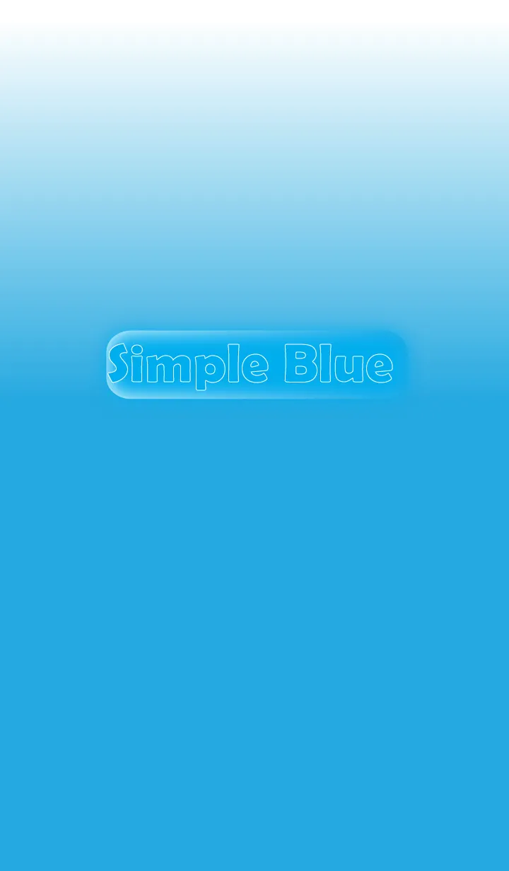 Simple blue theme v.2 JPの着せ替えメイン画像