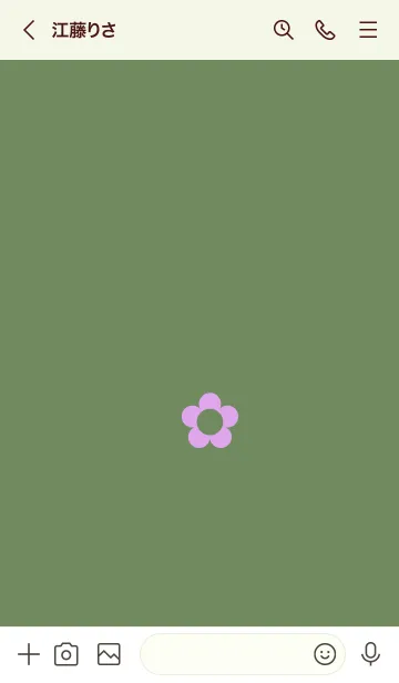 [LINE着せ替え] ザ シンプル ミニ フラワー 30の画像3