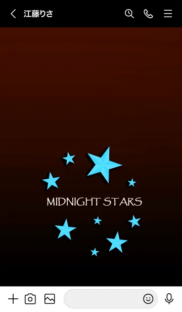 [LINE着せ替え] ミッドナイトスターズ 27の画像3