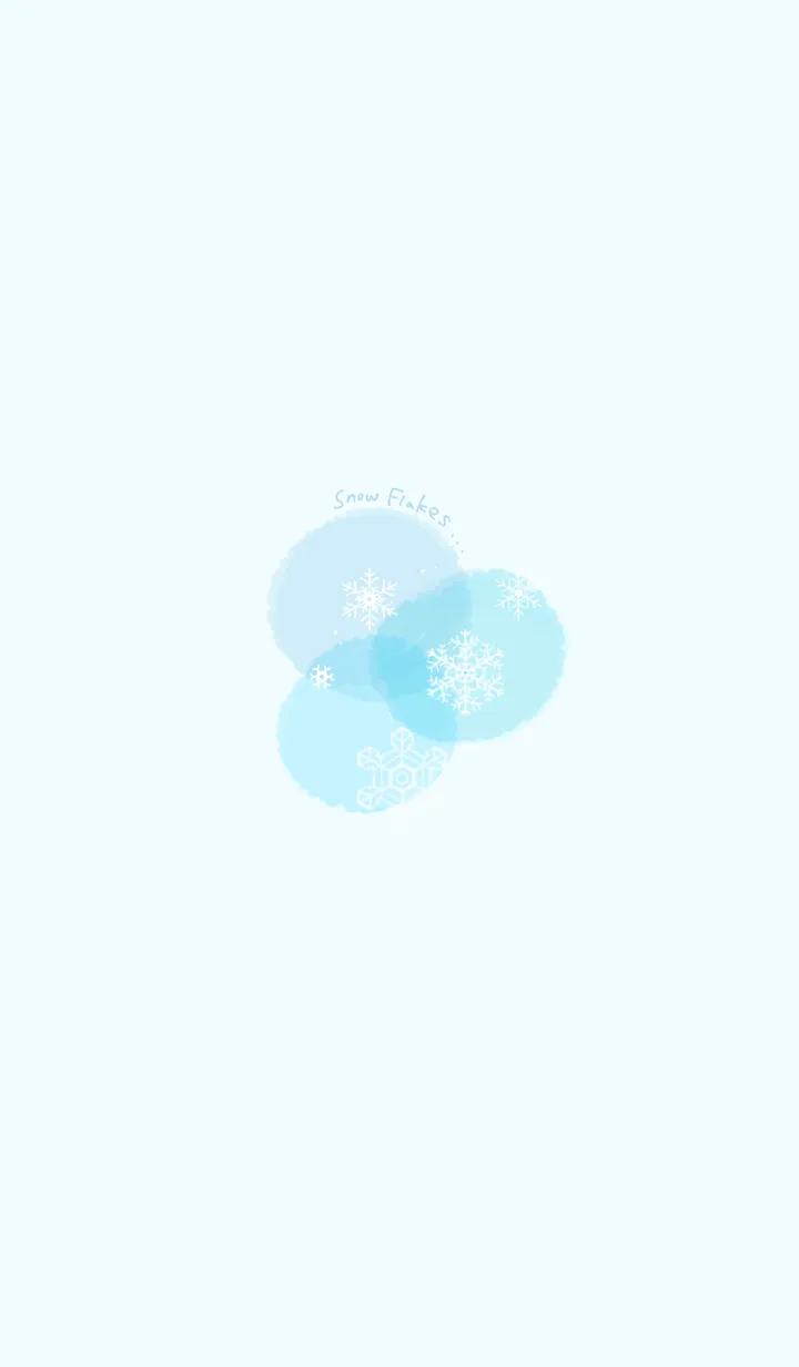 [LINE着せ替え] 着せかえ＊雪の結晶の画像1