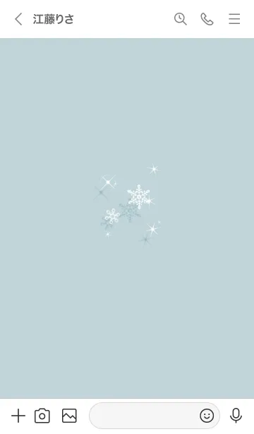 [LINE着せ替え] ～スノー♥ブルー29_1～の画像3