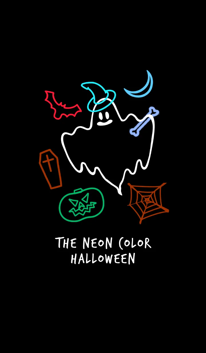 [LINE着せ替え] ネオンカラー ハロウィン 25の画像1