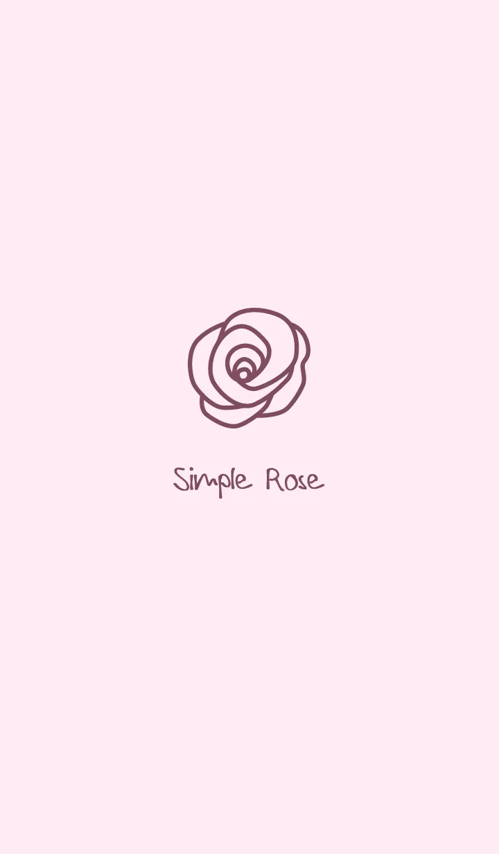 [LINE着せ替え] SIMPLE ROSE THEME 35の画像1