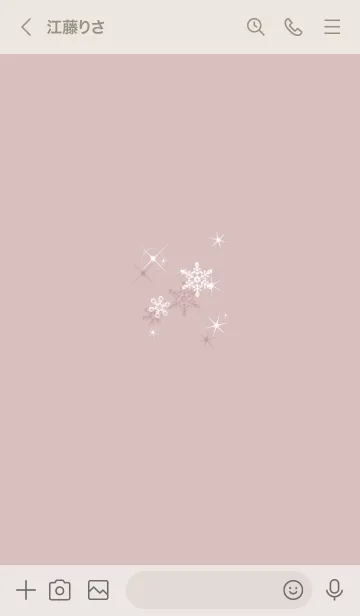 [LINE着せ替え] ～スノー♥ピンク23_1～の画像3