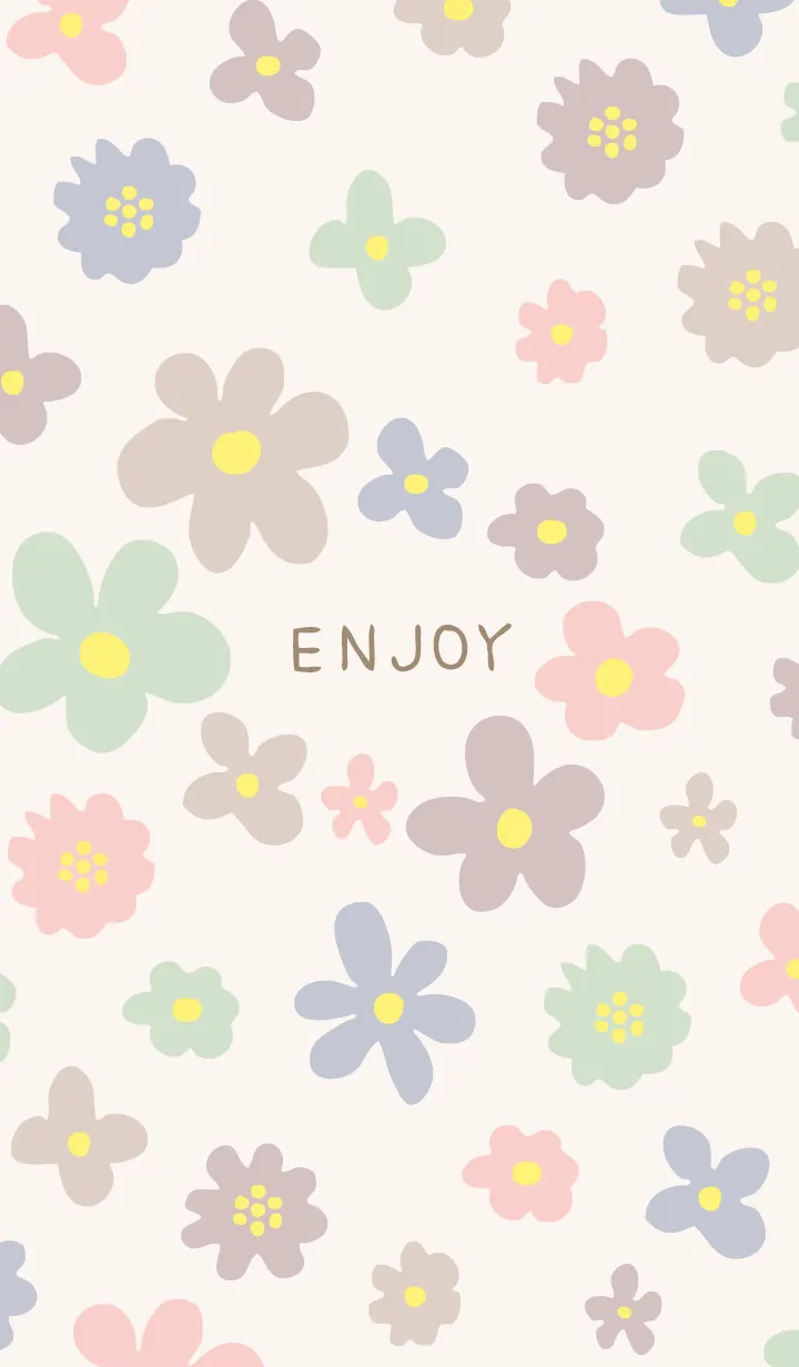 [LINE着せ替え] 北欧風花々 大人23の画像1