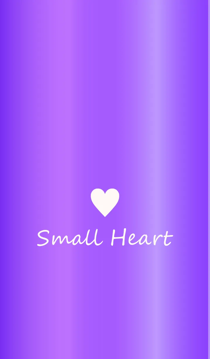 [LINE着せ替え] Small Heart *GlossyPurple 7*の画像1