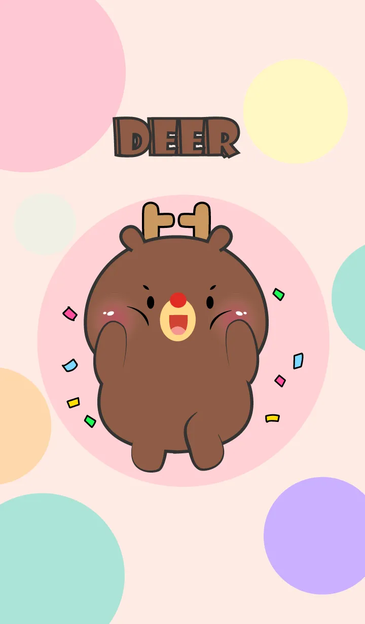 [LINE着せ替え] Little Prety Deer Theme (JP)の画像1