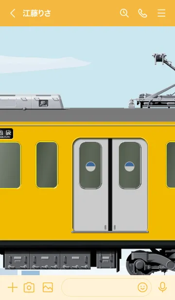 [LINE着せ替え] 通勤電車（日本向け）の画像3