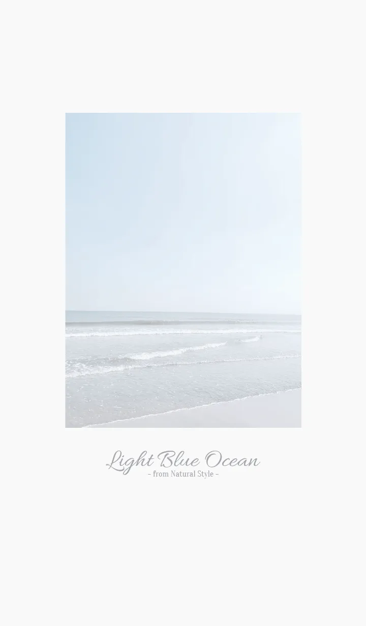 [LINE着せ替え] 水色オーシャン4／ナチュラルスタイルの画像1