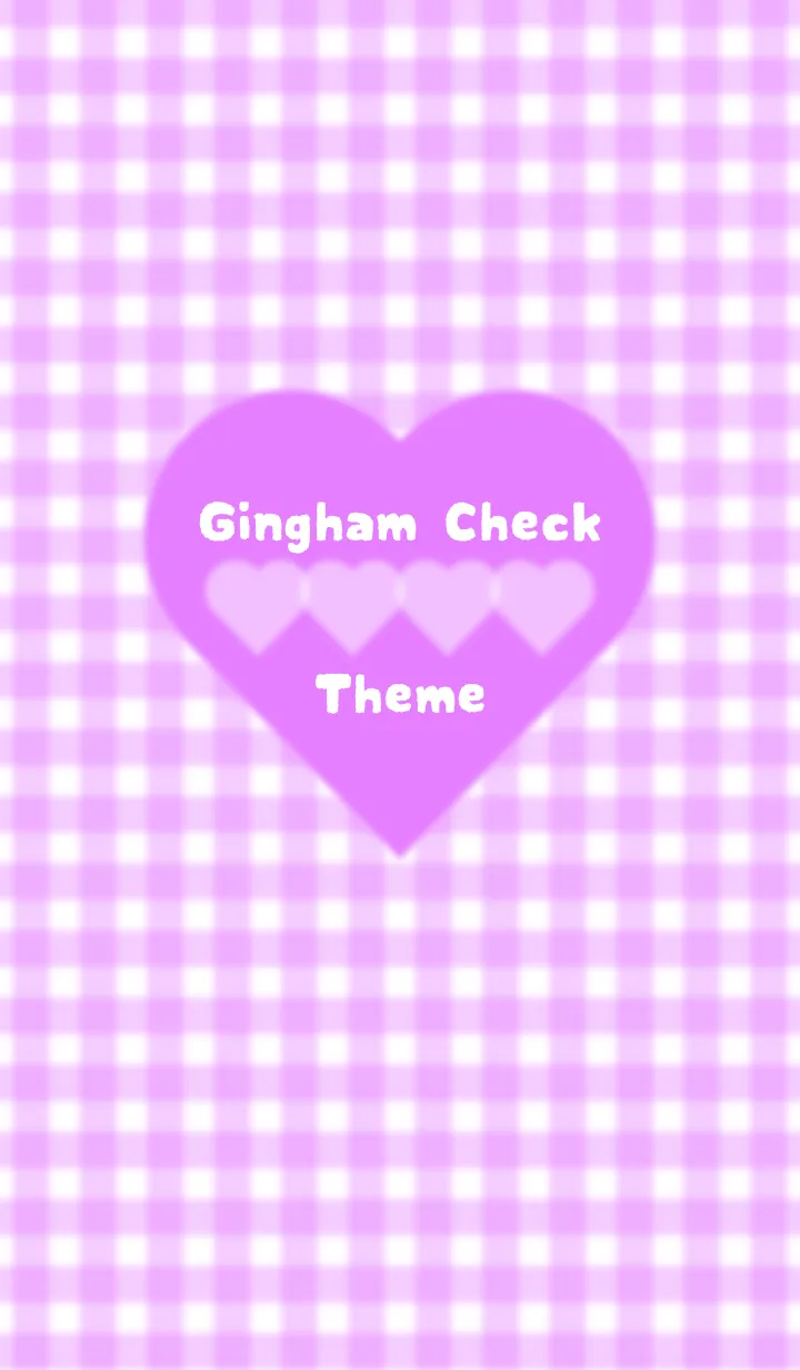 [LINE着せ替え] Gingham Check Theme ♡ -2021- 57の画像1