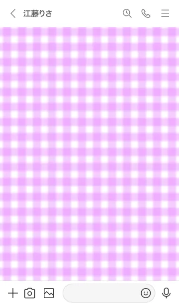 [LINE着せ替え] Gingham Check Theme ♡ -2021- 57の画像3