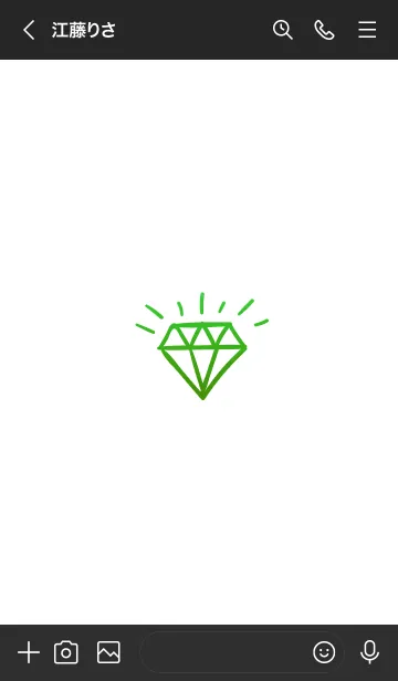 [LINE着せ替え] ダイヤ グラデーション 39の画像3