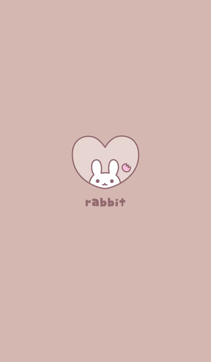 [LINE着せ替え] Rabbits Tulips / Dullness Pinkの画像1