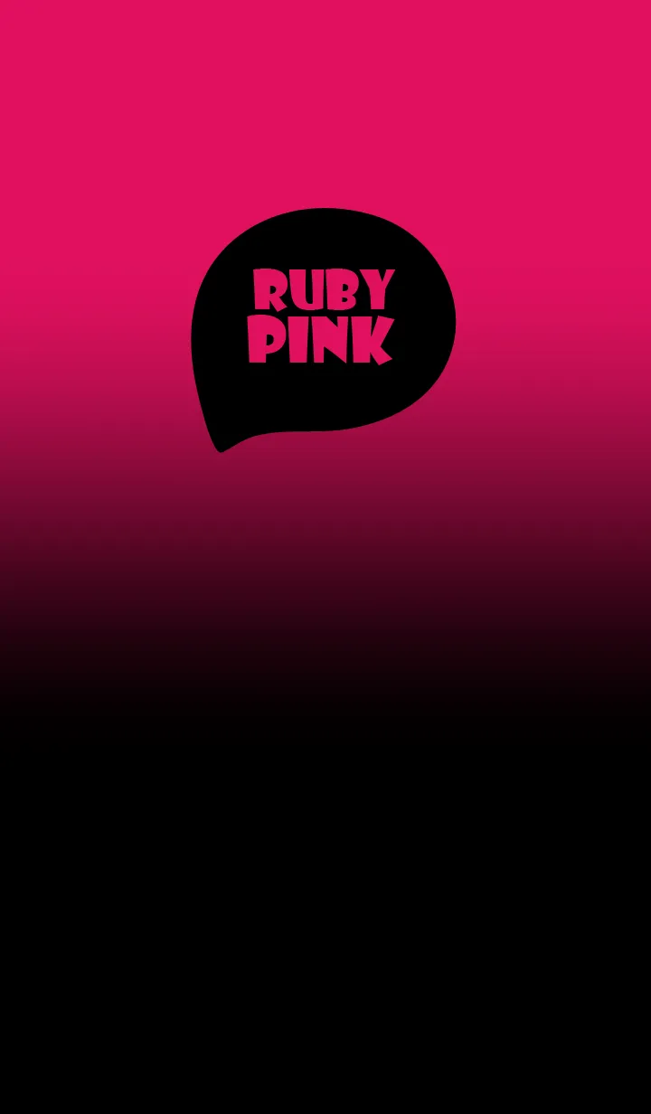 [LINE着せ替え] Black & Ruby  Pink Theme (JP)の画像1