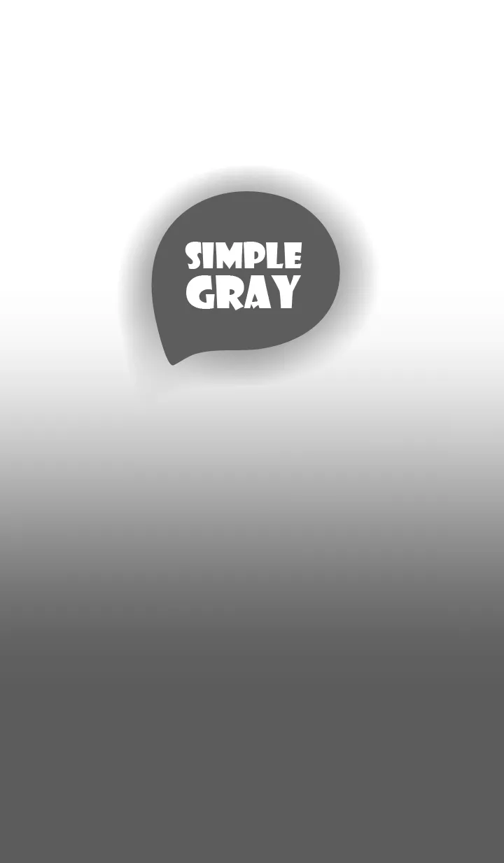 [LINE着せ替え] Grey & White Theme (JP)の画像1