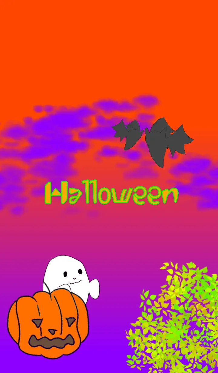 [LINE着せ替え] ハロウィン【ゴースト】の画像1