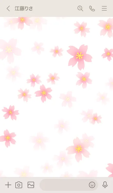 [LINE着せ替え] 桜舞い散る2の画像3