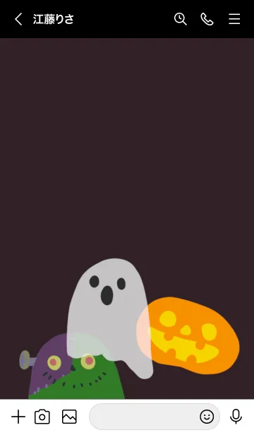 [LINE着せ替え] ポップ・ハロウィンの画像3