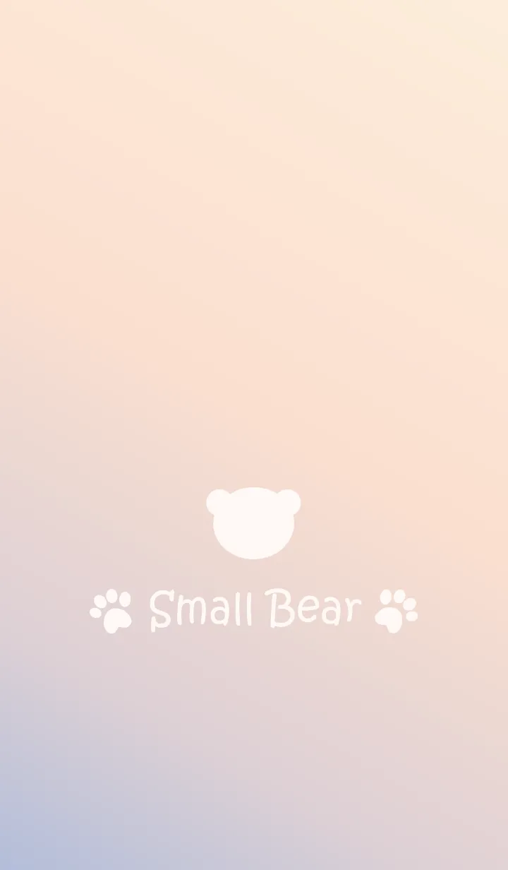 [LINE着せ替え] Small Bear *BLUE+ORANGE 2*の画像1
