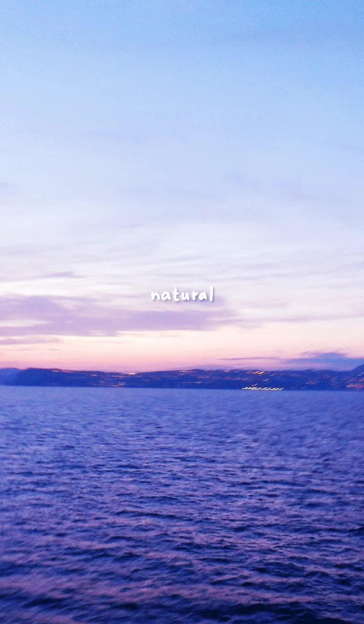 [LINE着せ替え] 夕日がきれい ピンク色18の画像1