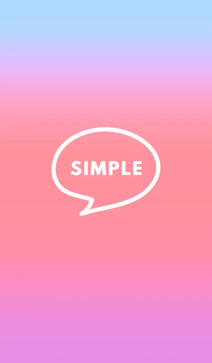 [LINE着せ替え] シンプル グラデーション 07の画像1