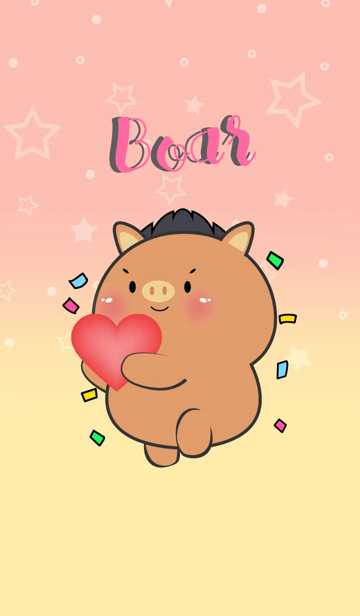 Little Boar In Pastel Theme (JP)の着せ替えメイン画像