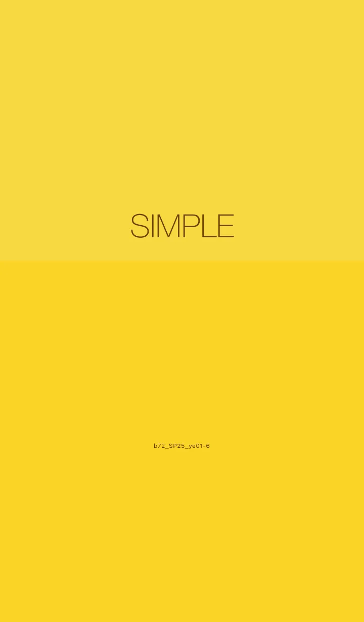 [LINE着せ替え] b72_25_イエロー1-6の画像1