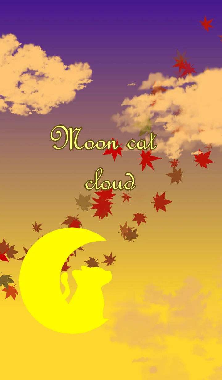 [LINE着せ替え] Moon cat cloudの画像1