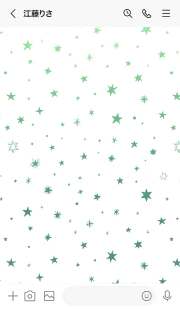 [LINE着せ替え] ミニ スターズ 036の画像3