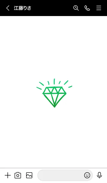 [LINE着せ替え] ダイヤ グラデーション 40の画像3