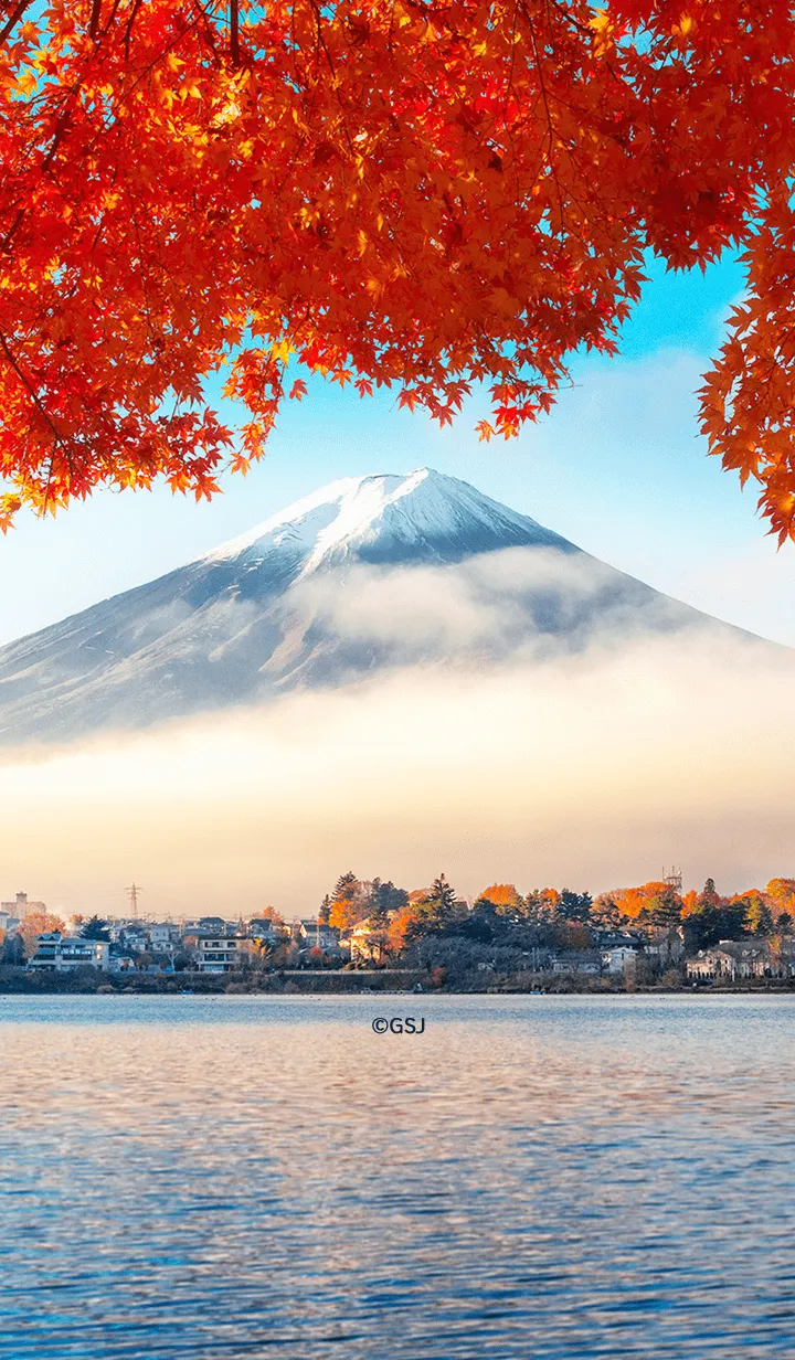 [LINE着せ替え] 心が癒される秋の富士山の画像1