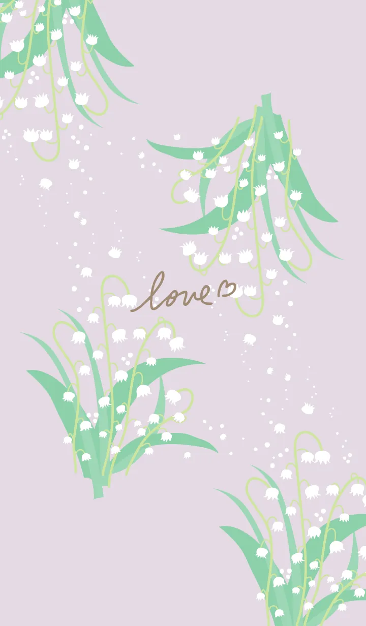 [LINE着せ替え] すずらん 舞う26の画像1