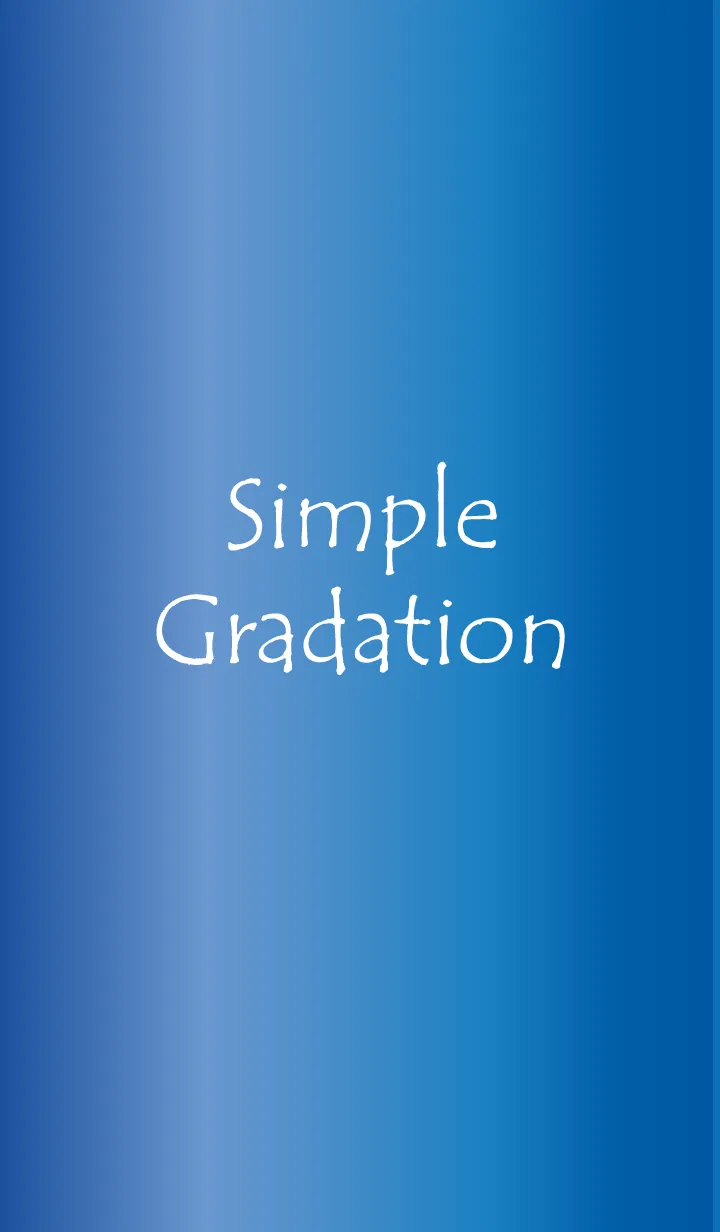 [LINE着せ替え] Simple Gradation -GlossyBlue 15-の画像1