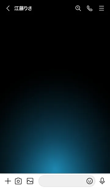 [LINE着せ替え] SAXE BLUE LIGHT ICON THEMEの画像3
