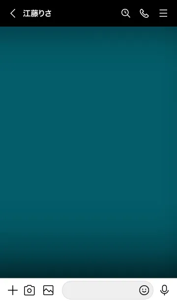 [LINE着せ替え] Ocean Blue And Black Vr.9 (JP)の画像3