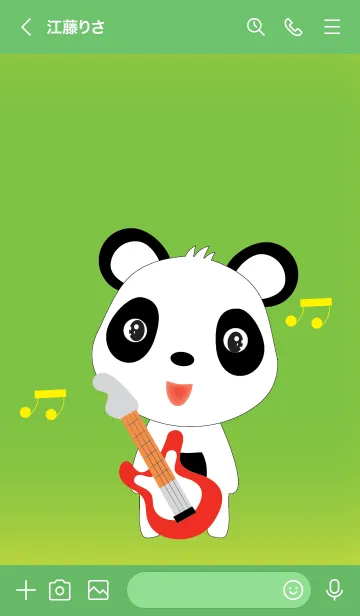 [LINE着せ替え] Cute panda theme v.14 JPの画像3