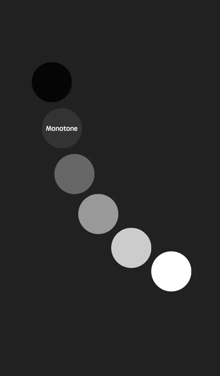 [LINE着せ替え] グラデーション モノトーン No.1-02の画像1