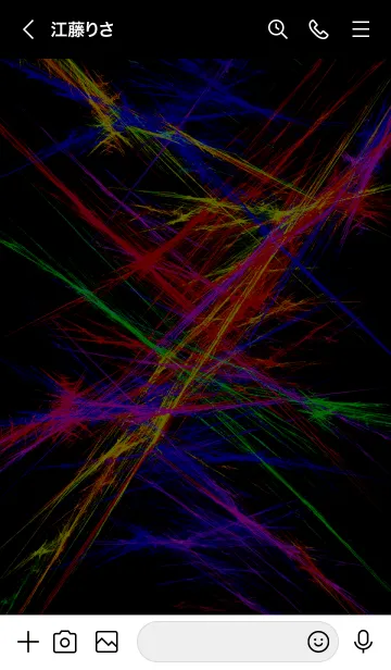 [LINE着せ替え] サイケデリック [殴り描き]の画像3