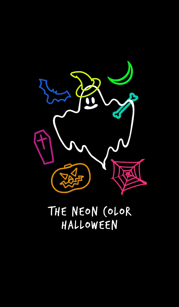 [LINE着せ替え] ネオンカラー ハロウィン 39の画像1