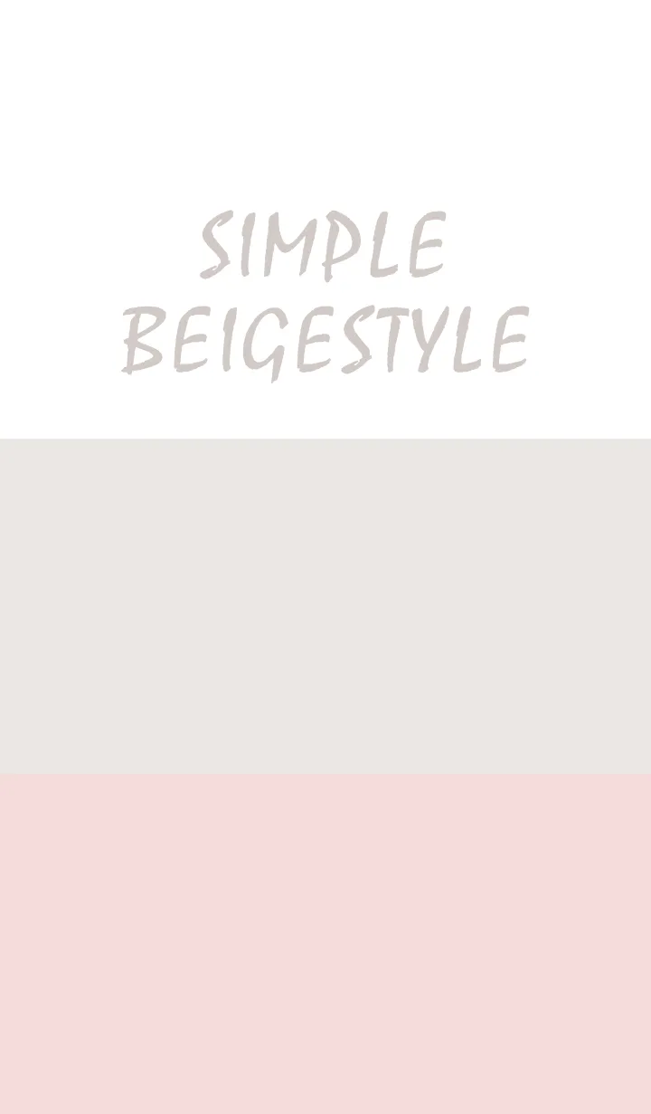 [LINE着せ替え] BEIGE STYLE -1-の画像1