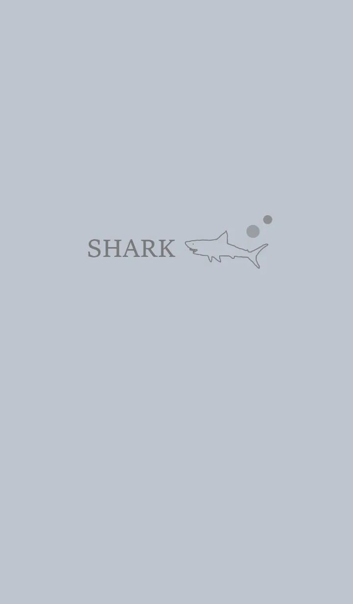 [LINE着せ替え] SHARK -blue beige-の画像1