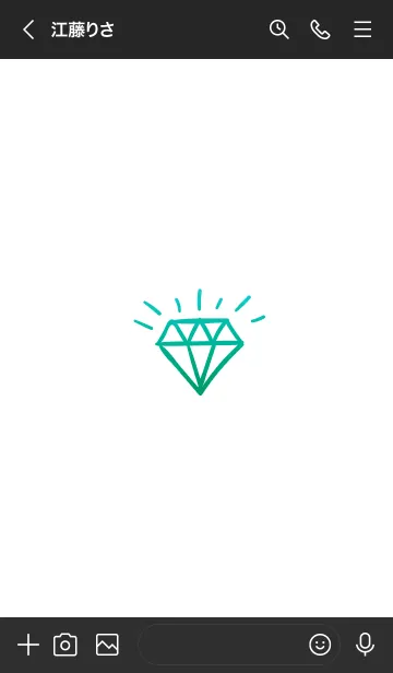 [LINE着せ替え] ダイヤ グラデーション 41の画像3