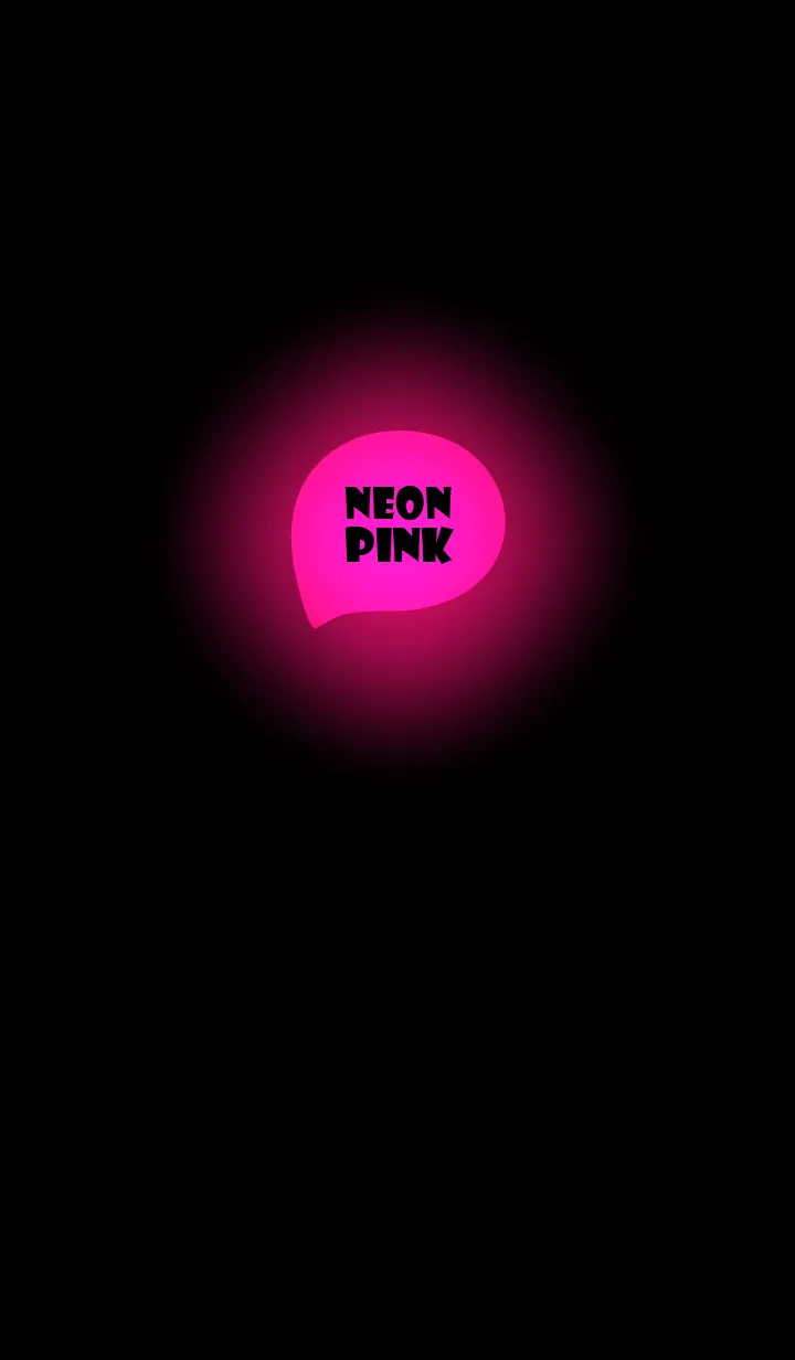 [LINE着せ替え] Neon Pink  In Black v.10 (JP)の画像1