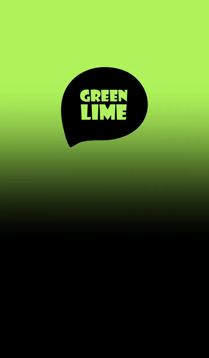[LINE着せ替え] Black &Lime Green Theme (JP)の画像1