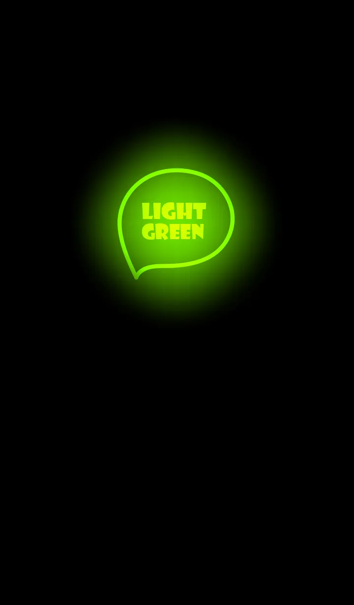 [LINE着せ替え] Light Green  Neon Theme Ver.6 (JP)の画像1