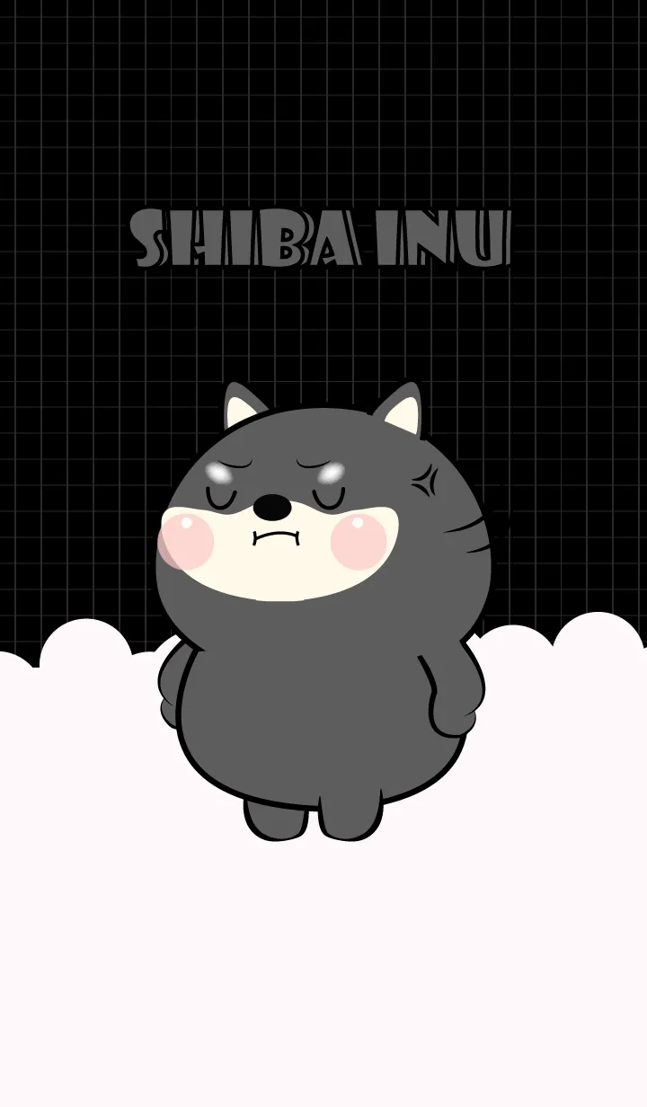 [LINE着せ替え] Little Angry Black Shiba Inu Theme (JP)の画像1