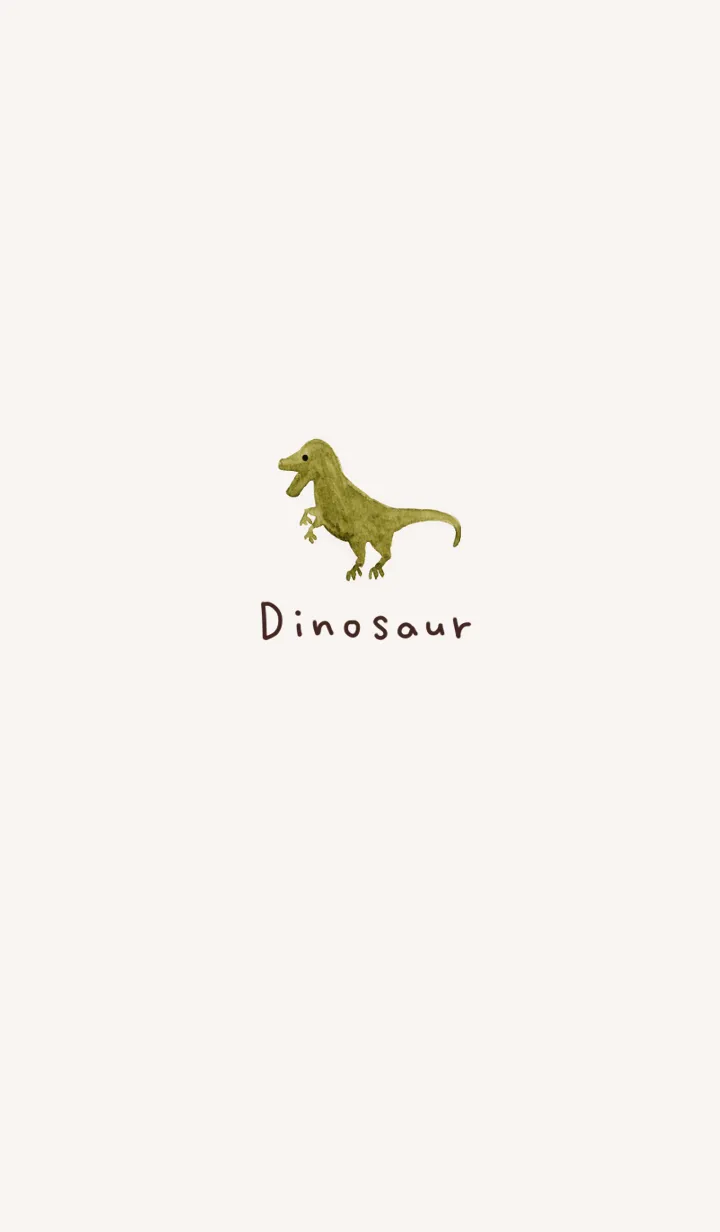[LINE着せ替え] 水彩画のかわいい恐竜♪2の画像1