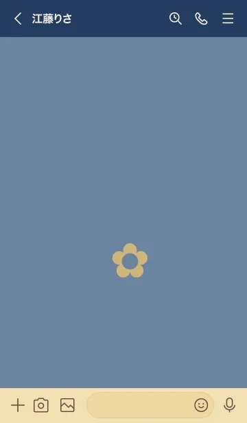 [LINE着せ替え] ザ シンプル ミニ フラワー 34の画像3