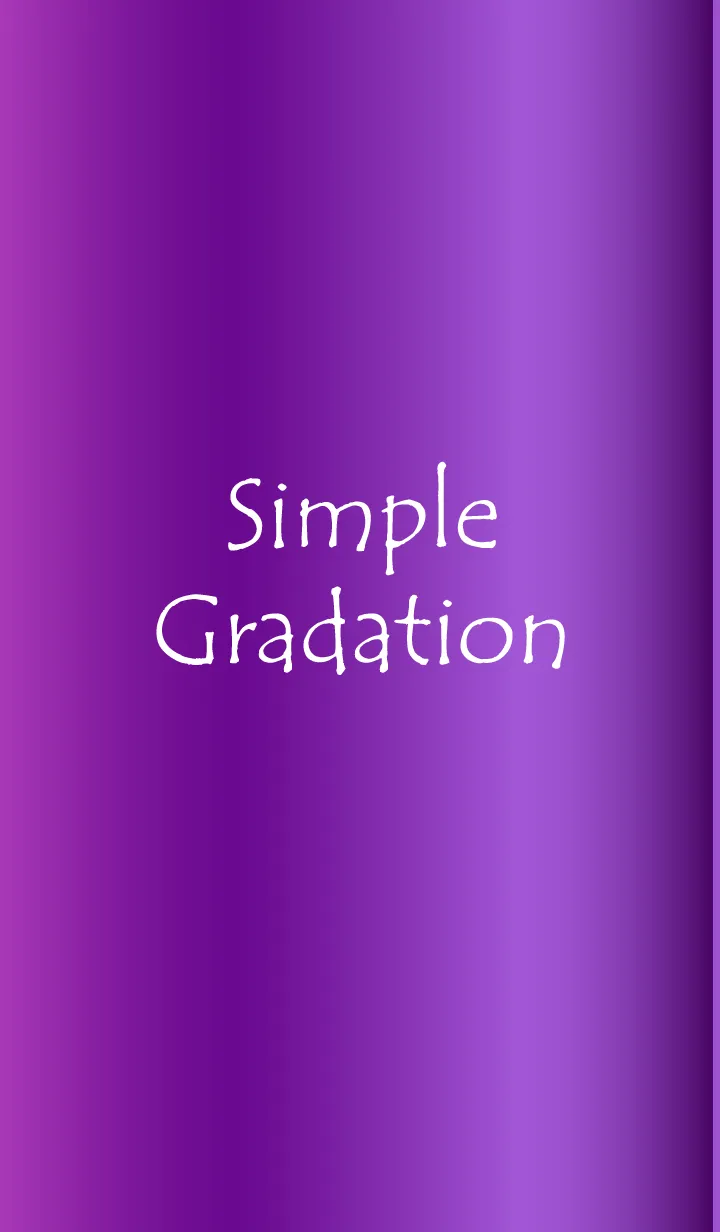 [LINE着せ替え] Simple Gradation -GlossyPurple 11-の画像1